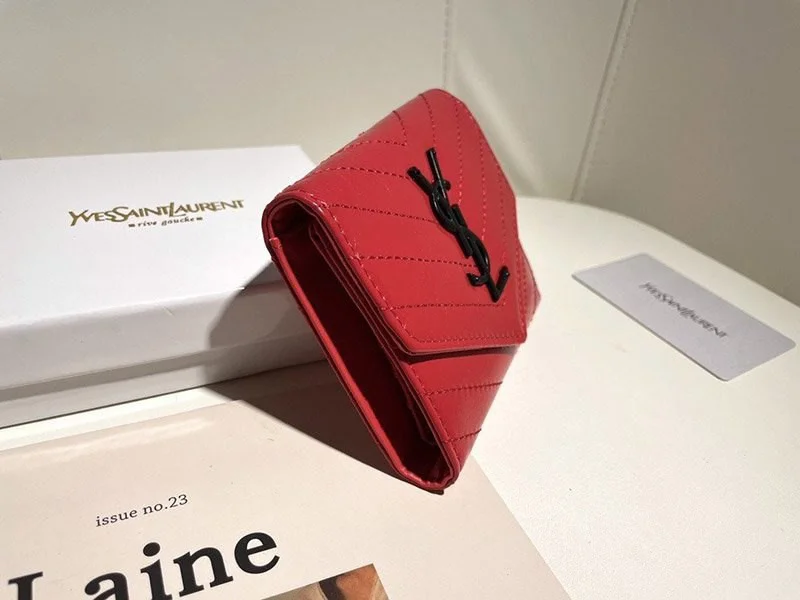 最新 サンローラン☆待望の3つ折りミニ財布 コピー Sac54529