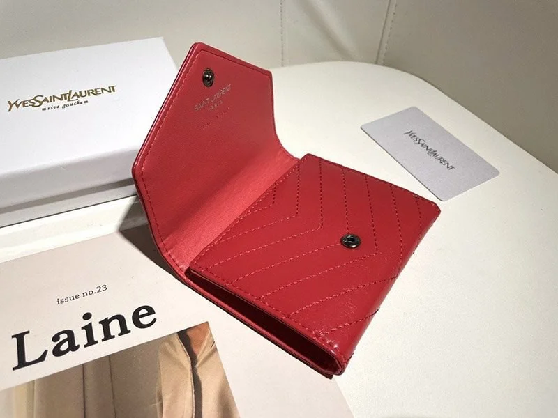 最新 サンローラン☆待望の3つ折りミニ財布 コピー Sac54529
