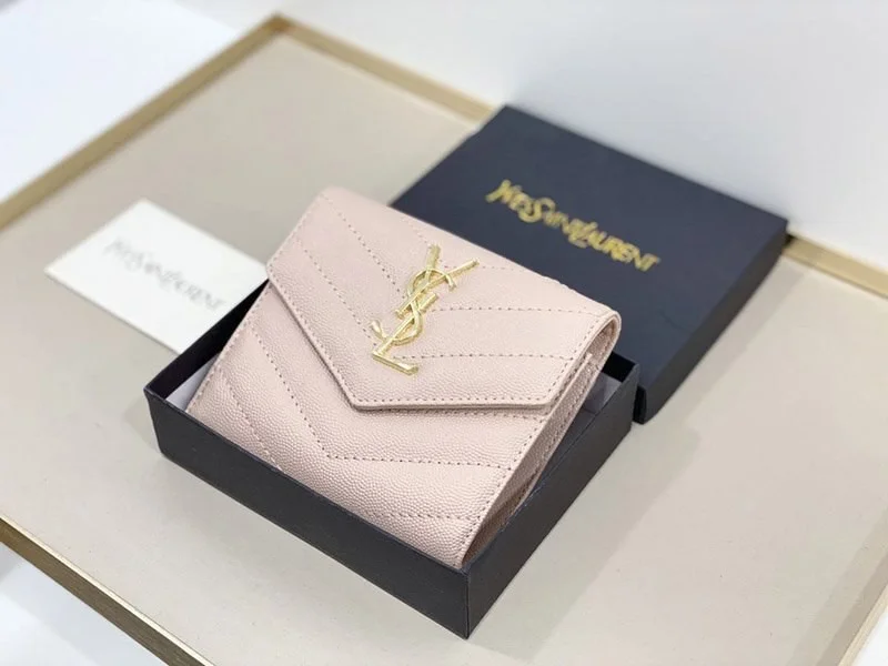 最新 サンローラン☆待望の3つ折りミニ財布 コピー Sac54529