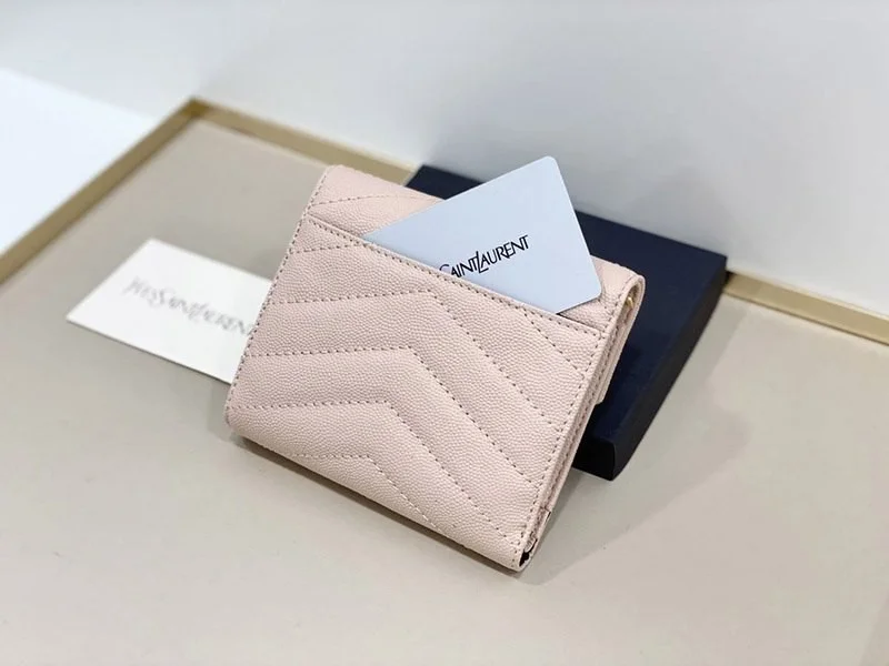 最新 サンローラン☆待望の3つ折りミニ財布 コピー Sac54529