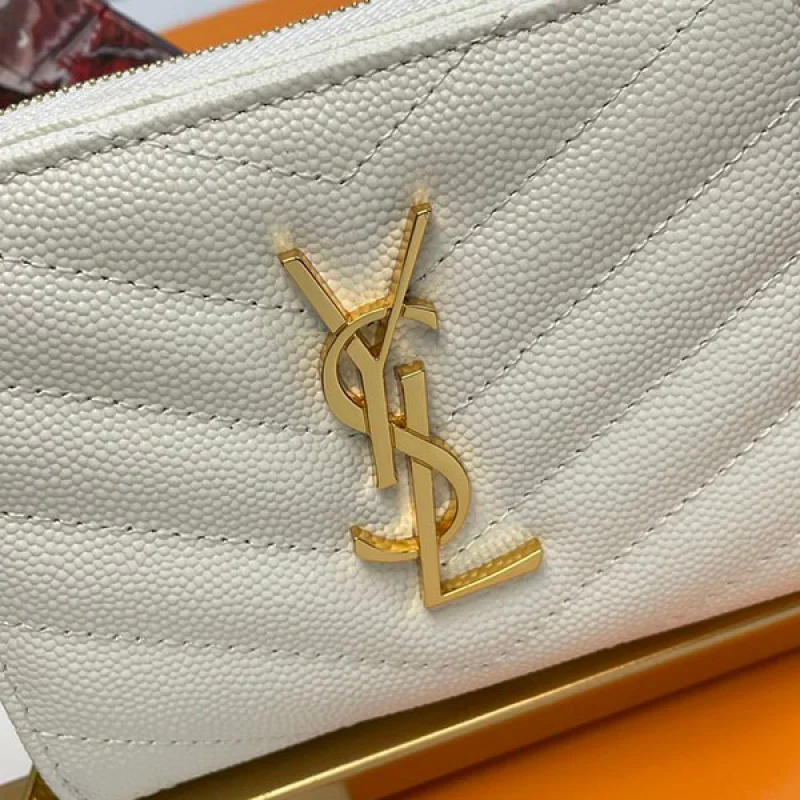 《大人気》ブランドサンローラン モノグラム R-zip コンパクト財布 偽物 Saw46776