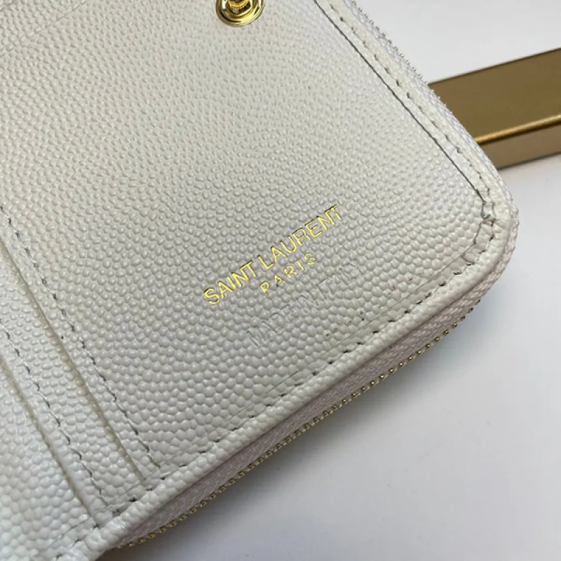 《大人気》ブランドサンローラン モノグラム R-zip コンパクト財布 偽物 Saw46776