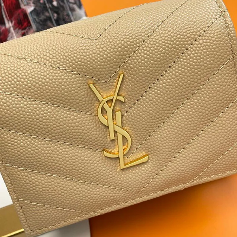 サンローラン 偽物 モノグラム コンパクト財布 Say42759