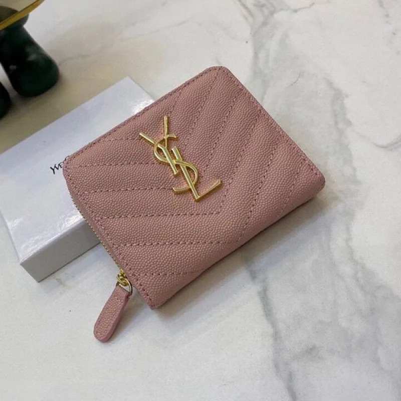 最新 サンローラン YSL 2つ折り ミニ財布 偽物 Saz70832