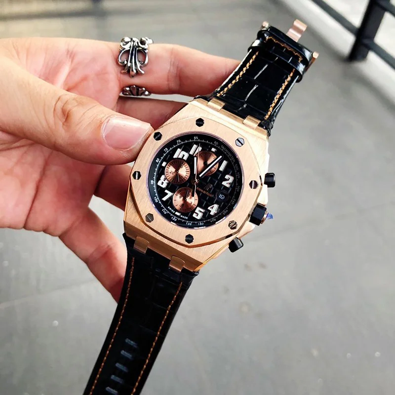 定番 オーデマピゲ ロイヤルオーク コピー オフショア クロノ アーノルド・シュワルツェネッガー 世界限定400本 26007BAOOD088CR01