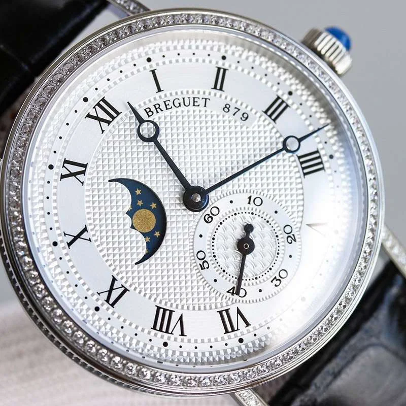 一目惚れ♪ブレゲ クラシック ムーンフェイズ コピー メンズ 40 mm 時計 bup72425