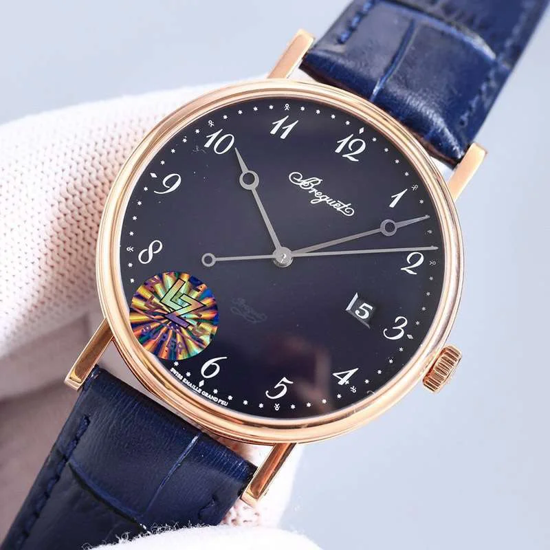 稀少ブレゲ クラシック シリシオン 偽物 メンズ 38 mm 時計 2色 buu94465
