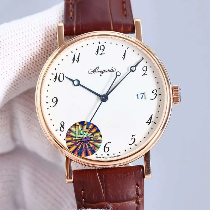 稀少ブレゲ クラシック シリシオン 偽物 メンズ 38 mm 時計 2色 buu94465