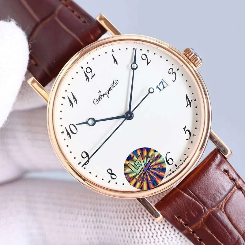稀少ブレゲ クラシック シリシオン 偽物 メンズ 38 mm 時計 2色 buu94465
