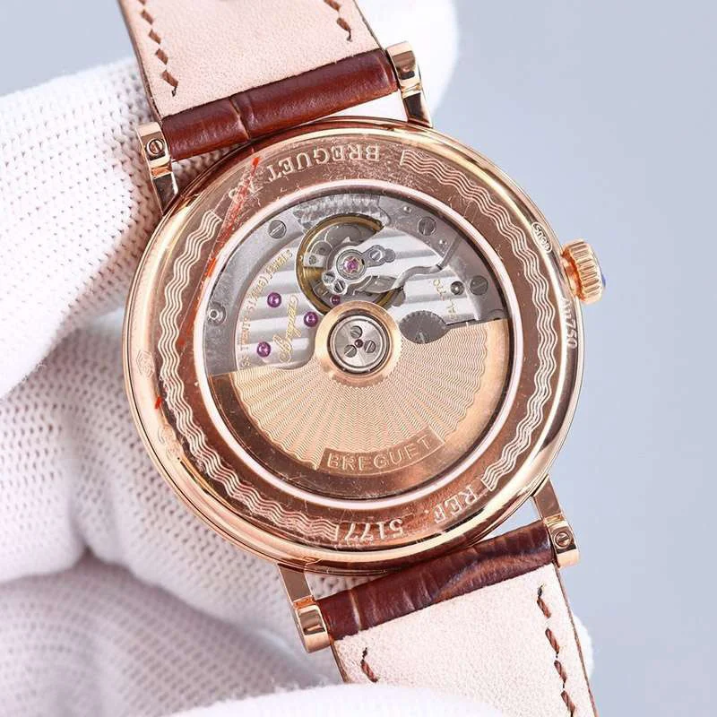 稀少ブレゲ クラシック シリシオン 偽物 メンズ 38 mm 時計 2色 buu94465