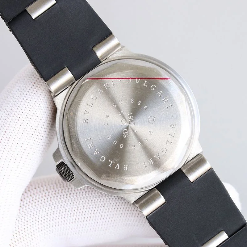 100%実物写真ブルガリ 時計 スーパーコピー アルミニウムウォッチ 39mm 2色 Buc21044