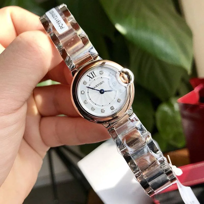可愛いカルティエ 偽物 バロンブルー 28mm W3BB0005