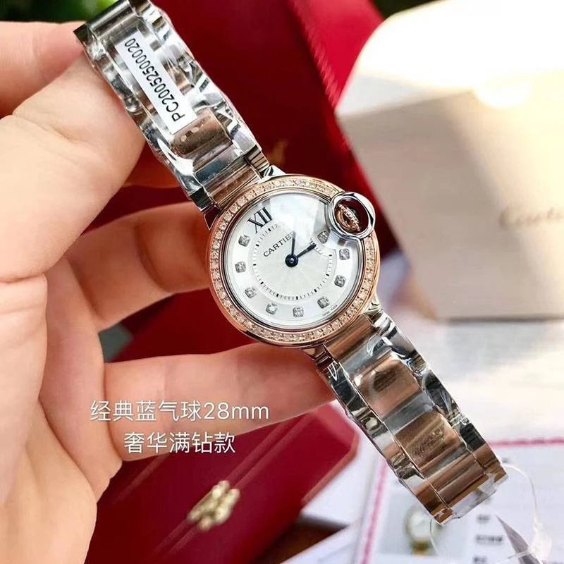 春夏新作カルティエ バロンブルー 28mm スーパーコピー W3BB0009