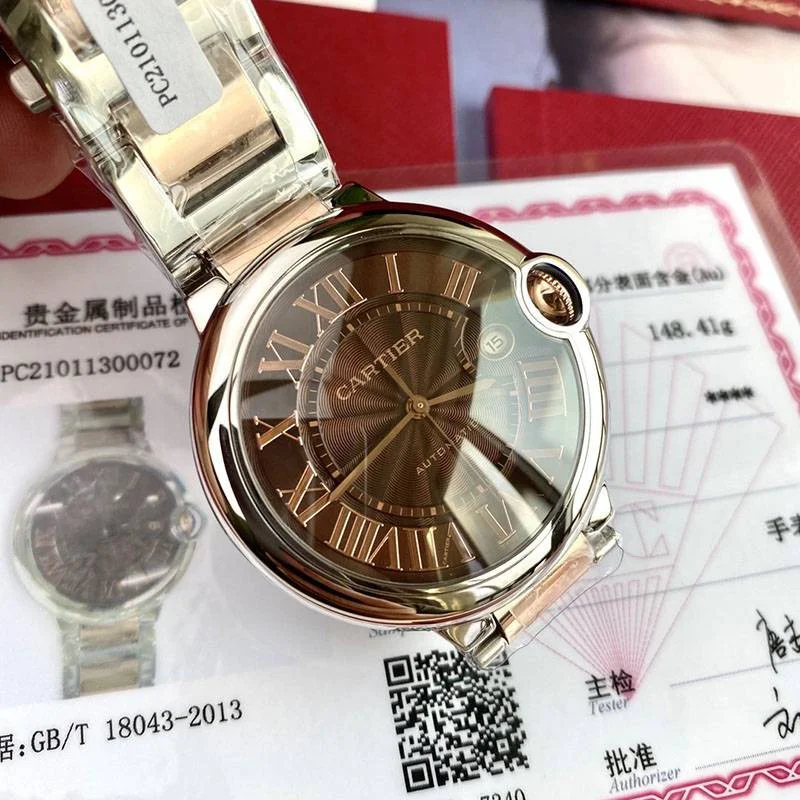 最安値挑戦カルティエ バロンブルー 42mm 偽物 W6920032