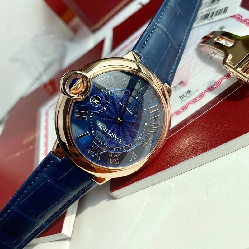 ☆超人気☆カルティエ 偽物 バロンブルー42MM WGBB0036