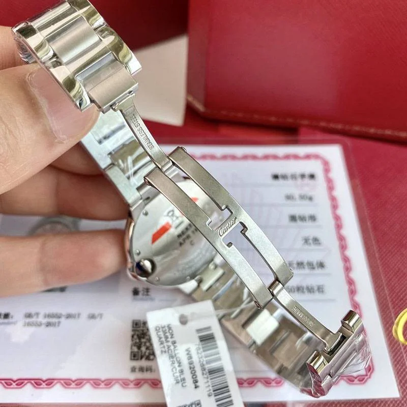 最安値挑戦カルティエ 偽物 バロンブルー 33mm kae37544