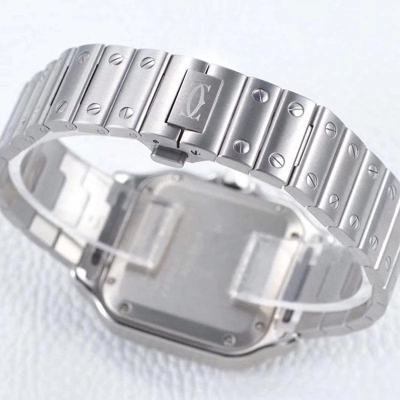 稀少カルティエ サントス ドゥ カルティエ MM 偽物 ステンレス kag73259
