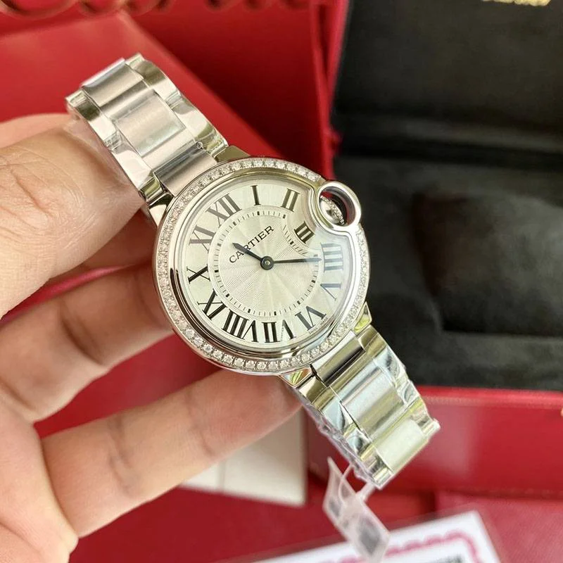 可愛いカルティエ バロンブルー 33mm スーパーコピー kar50365
