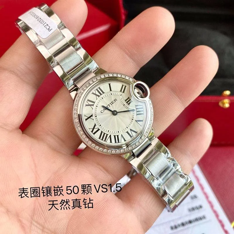 可愛いカルティエ バロンブルー 33mm スーパーコピー kar50365