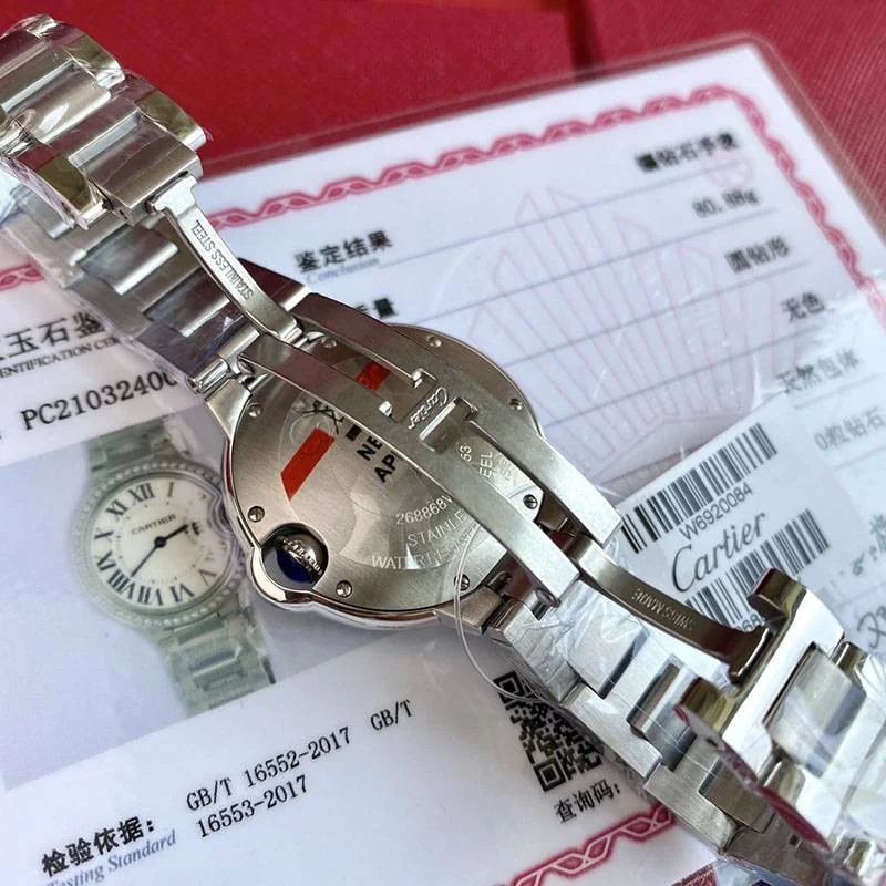 可愛いカルティエ バロンブルー 33mm スーパーコピー kar50365