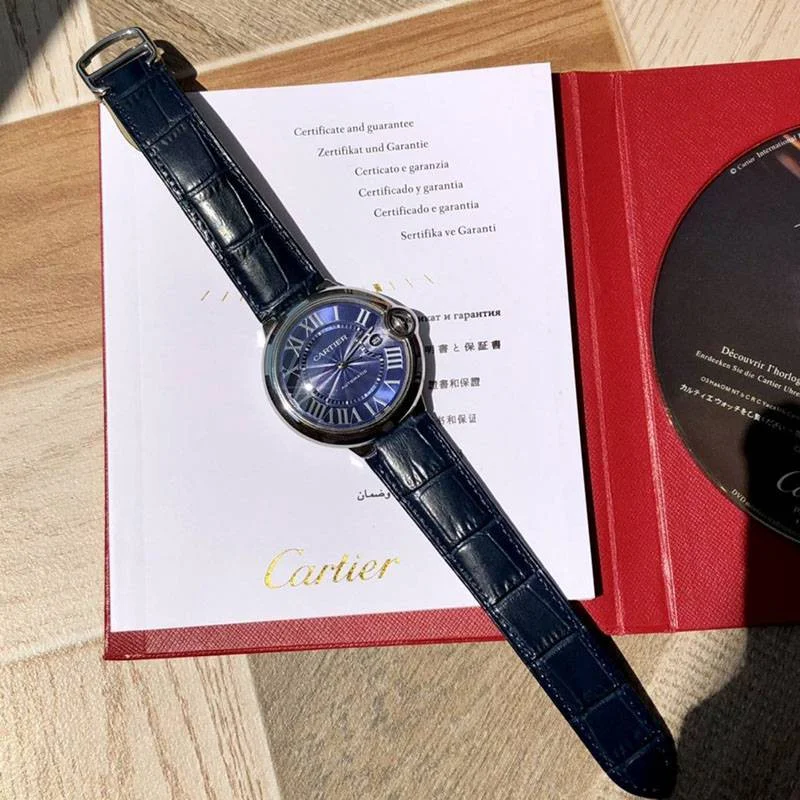 ☆超人気☆カルティエ バロンブルー ４２ｍｍ コピー kau14992