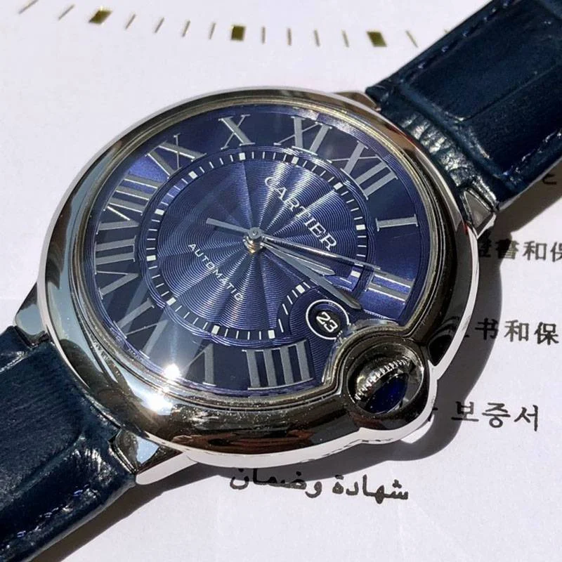 ☆超人気☆カルティエ バロンブルー ４２ｍｍ コピー kau14992