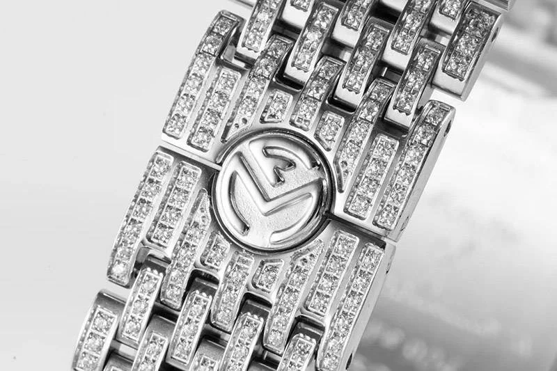 フランク・ミュラー ロングアイランド 偽物N級品 全面ダイヤ frx55023