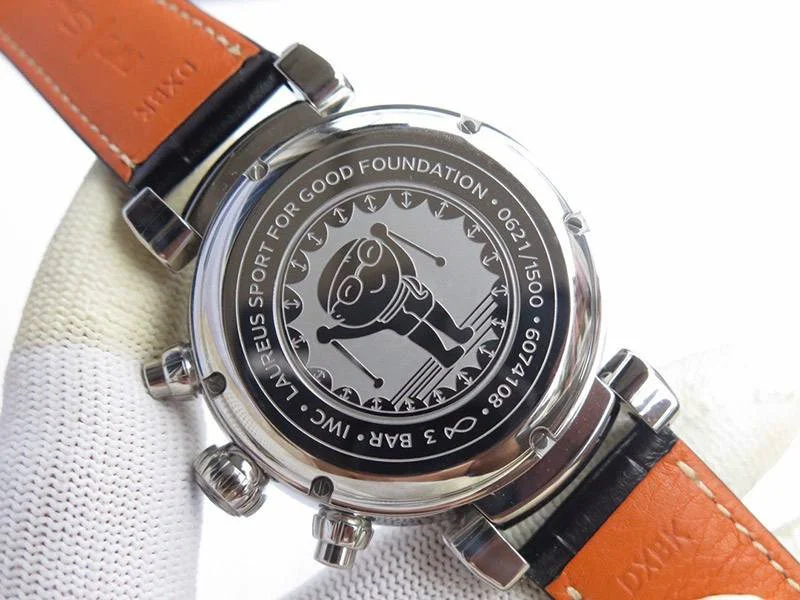 送料込IWC ダヴィンチ 偽物 クロノグラフ ローレウス フォー グッド 限定1500本 iwa23200