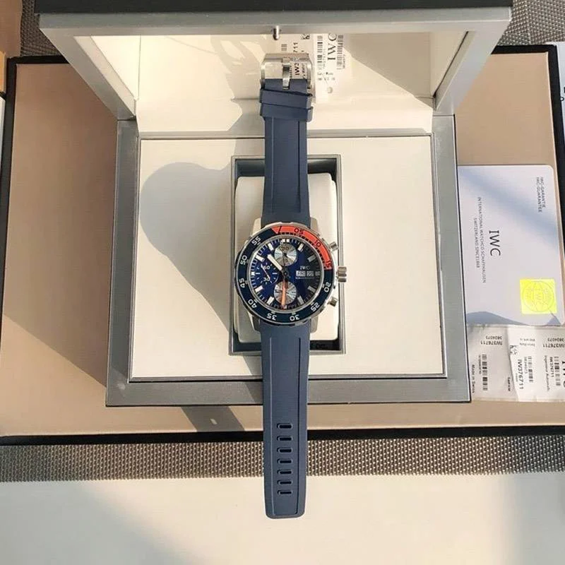 ☆超人気☆IWC アクアタイマー 偽物 クロノグラフ ガラパゴス アイランド iwi62121