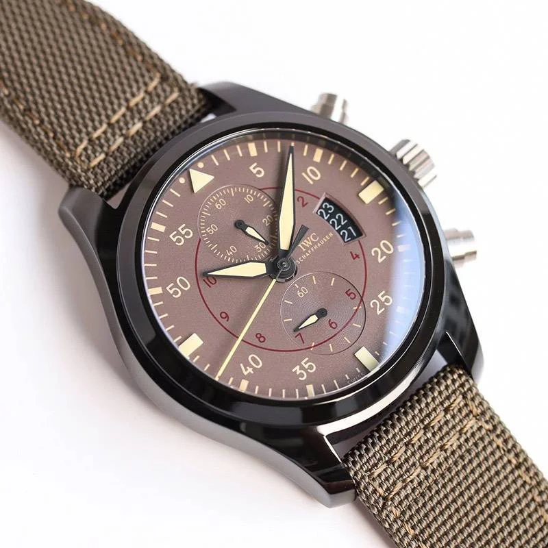 超希少!IWC 時計 偽物 パイロットウォッチクロノ・トップガン iwj73667