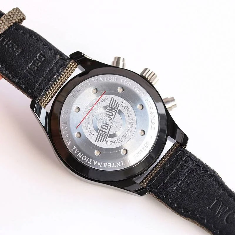 超希少!IWC 時計 偽物 パイロットウォッチクロノ・トップガン iwj73667