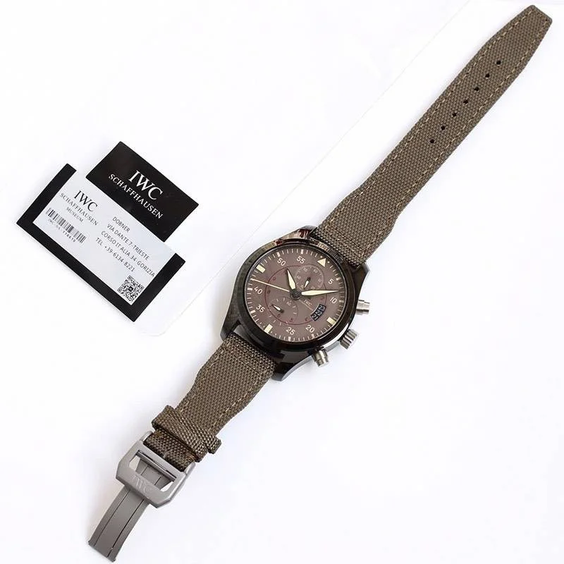 超希少!IWC 時計 偽物 パイロットウォッチクロノ・トップガン iwj73667