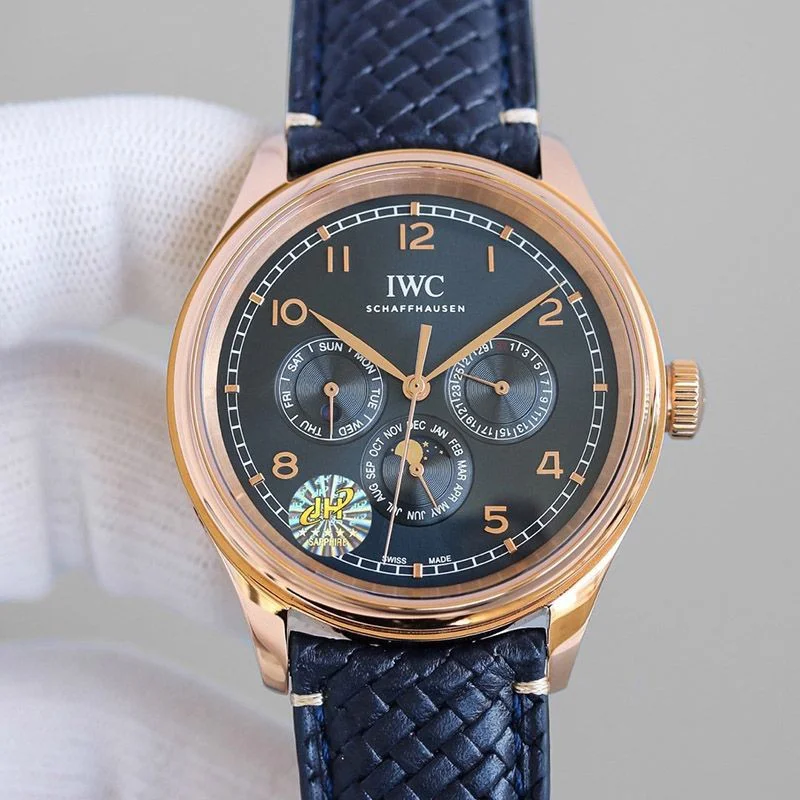 希少色IWC 偽物 ポルトギーゼ パーペチュアル カレンダー 時計 42 iwu90858