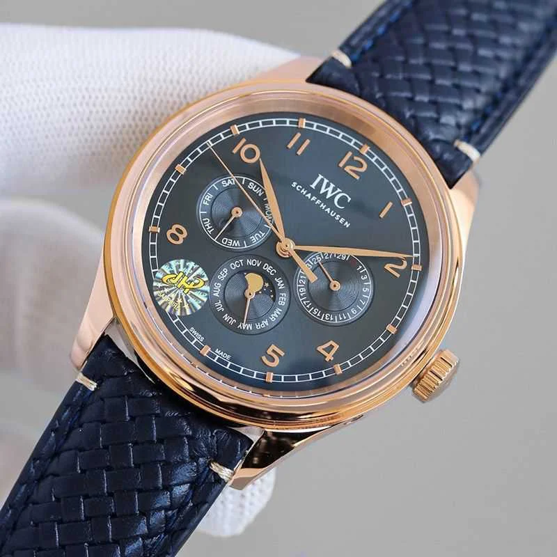 希少色IWC 偽物 ポルトギーゼ パーペチュアル カレンダー 時計 42 iwu90858