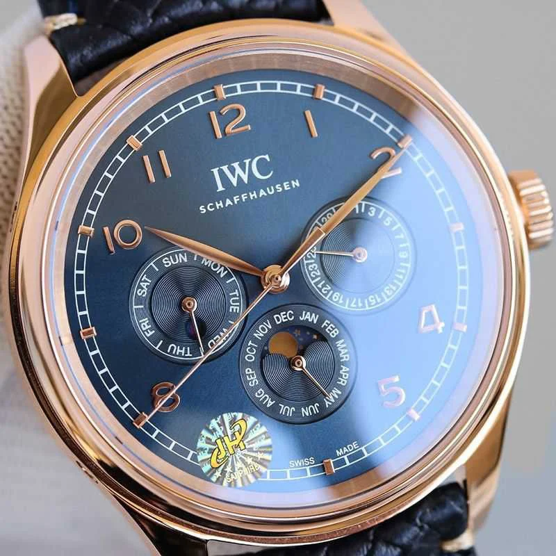 希少色IWC 偽物 ポルトギーゼ パーペチュアル カレンダー 時計 42 iwu90858