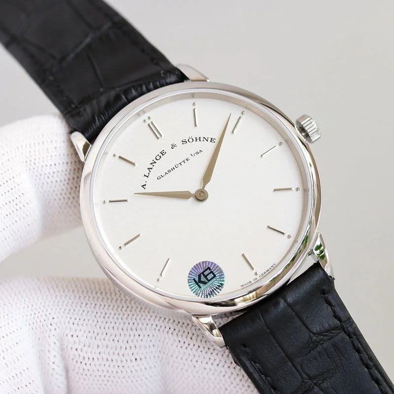 稀少ランゲ&ゾーネ 偽物 サクソニア フラッハ 39mm rag05721