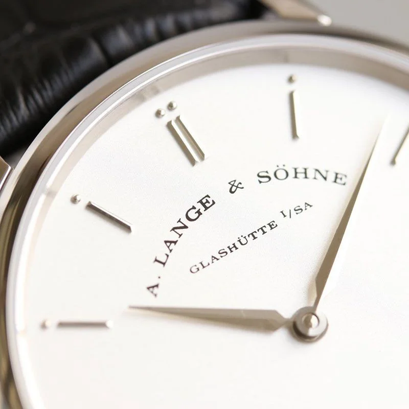 稀少ランゲ&ゾーネ 偽物 サクソニア フラッハ 39mm rag05721