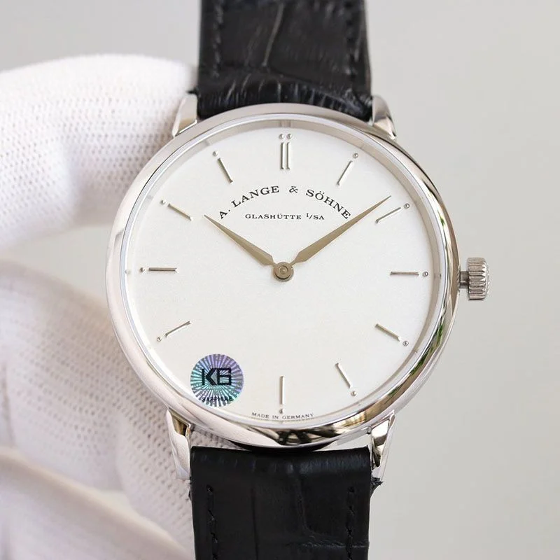稀少ランゲ&ゾーネ 偽物 サクソニア フラッハ 39mm rag05721