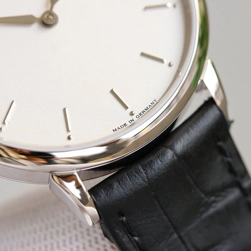 稀少ランゲ&ゾーネ 偽物 サクソニア フラッハ 39mm rag05721