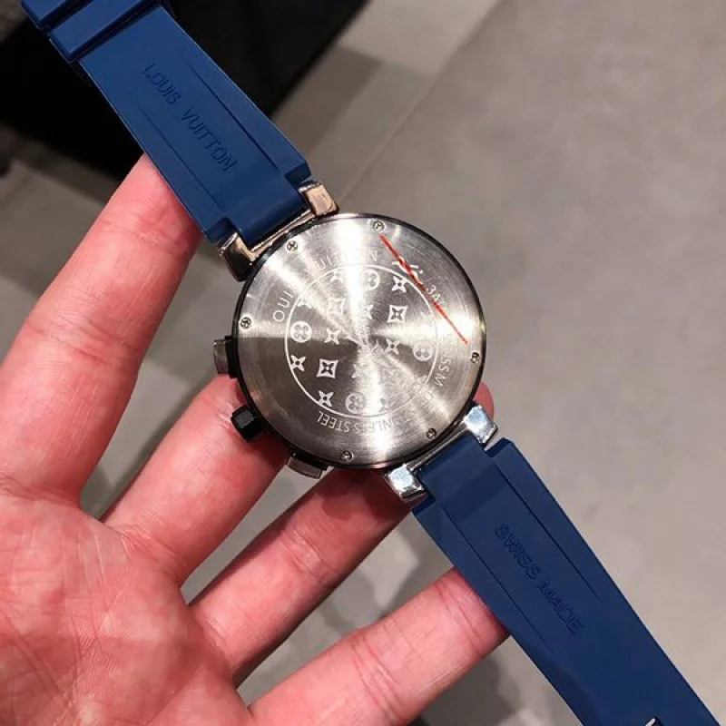 ルイヴィトン タンブール 偽物 クロノグラフ 42mm vus09002