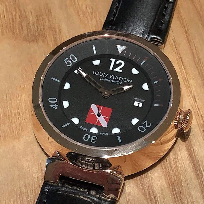 希少 ルイヴィトン 時計 偽物 タンブール ストリート ダイバー 44mm vut04398