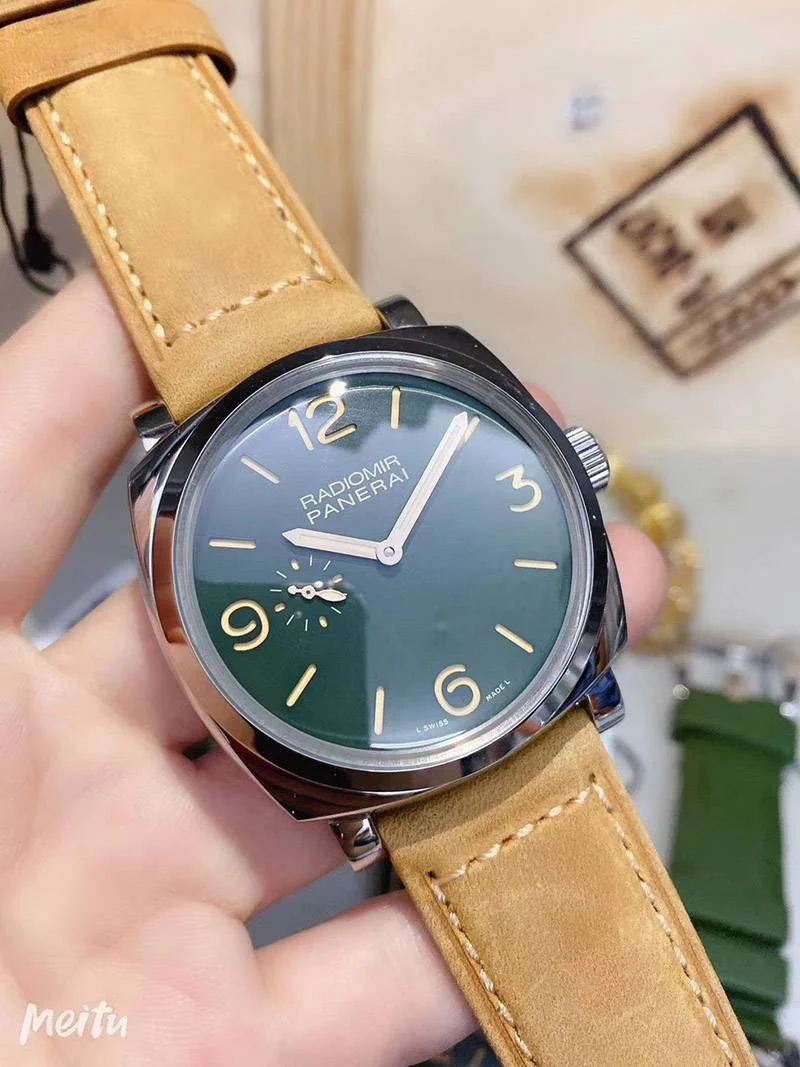 世界中で大人気♪パネライ ラジオミール カーフストラップコピー 42mm pab32621