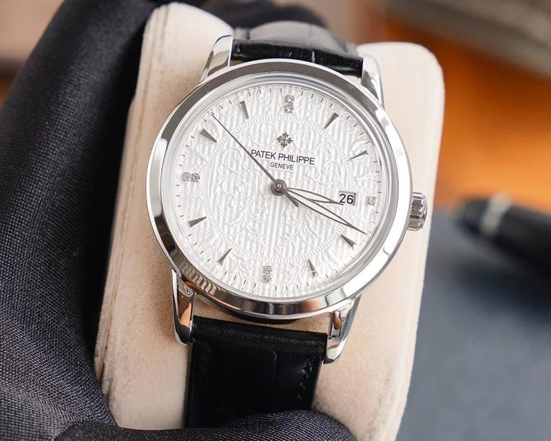 ★日本!!100%実物写真!パテックフィリップ コピー カラトラバ レリーフ腕時計 2色 約40.0mm pab95549