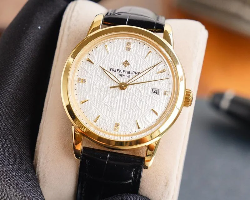 ☆超人気☆パテックフィリップ コピー カラトラバ レリーフ腕時計 約40.0mm paj12542