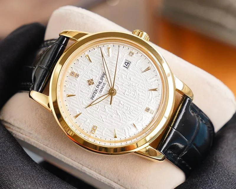 ☆超人気☆パテックフィリップ コピー カラトラバ レリーフ腕時計 約40.0mm paj12542