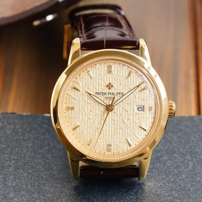 ☆超人気☆パテックフィリップ コピー カラトラバ レリーフ腕時計 約40.0mm paj12542