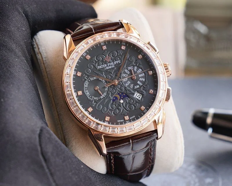 定番パテックフィリップ コピー グランドコンプリケーション レリーフ腕時計 3色 約42mm pap55941