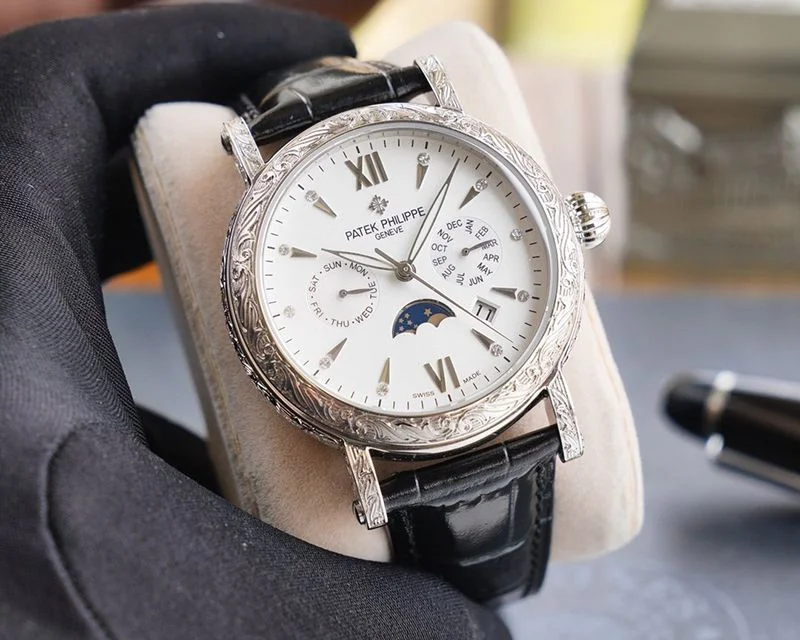 21AW新作パテックフィリップ コピー グランドコンプリケーション レリーフ腕時計 2色 約42mm paq31008