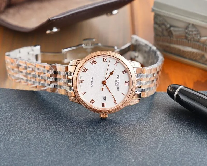 新作パテックフィリップ カラトラバ 偽物 レリーフ腕時計 2色 約40.0mm pat67702
