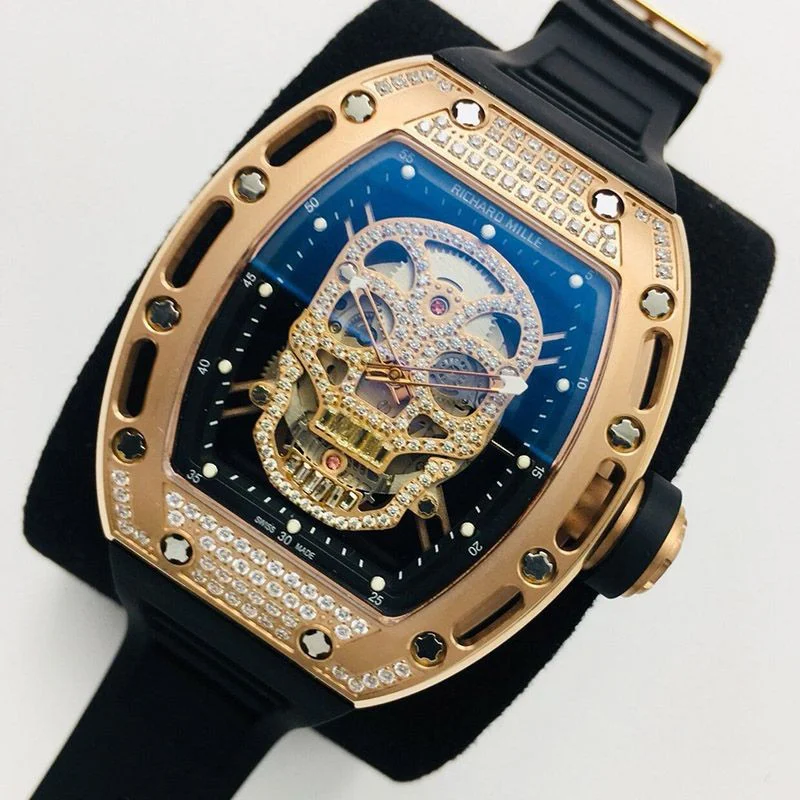 世界限定 リシャール・ミル新作RM052 トゥールビヨン スカル 偽物N級品 rib45510